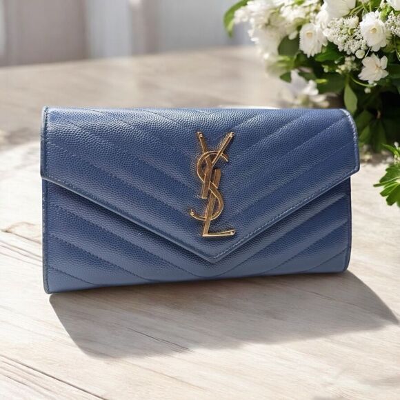 YSL Monogram Long Wallet - Picture 1 of 10